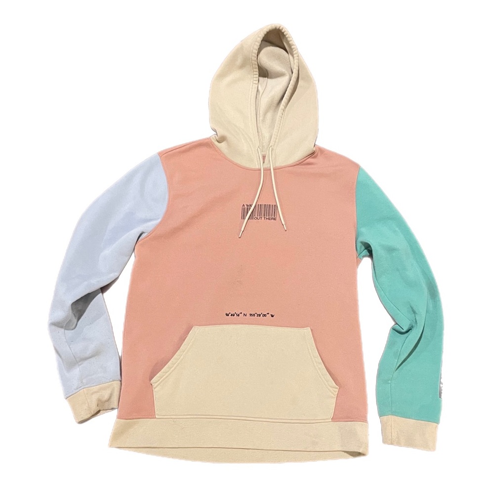 Brooklyn Cloth’s Mens Color Block Hoodie | “A Way Out There” | Size: L
